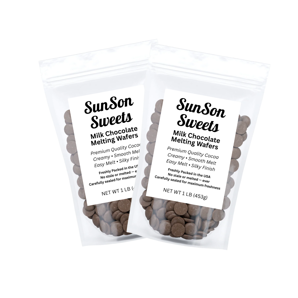 Sunson Sweets Milk Chocolate Melting Wafers ( Buy More, Save More)