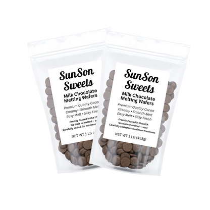 Sunson Sweets Milk Chocolate Melting Wafers ( Buy More, Save More)