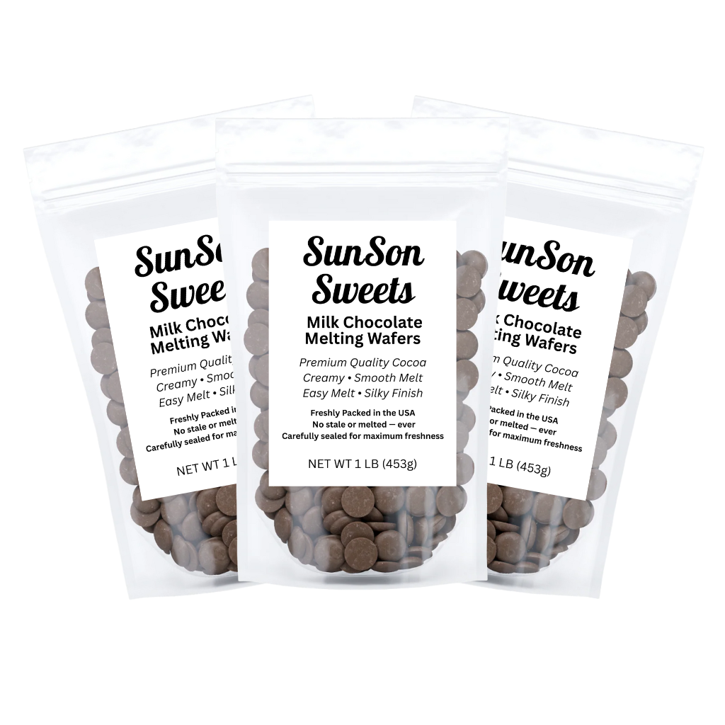 Sunson Sweets Milk Chocolate Melting Wafers ( Buy More, Save More)