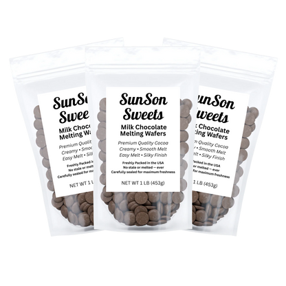 Sunson Sweets Milk Chocolate Melting Wafers ( Buy More, Save More)