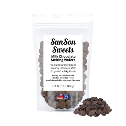 Sunson Sweets Milk Chocolate Melting Wafers ( Buy More, Save More)