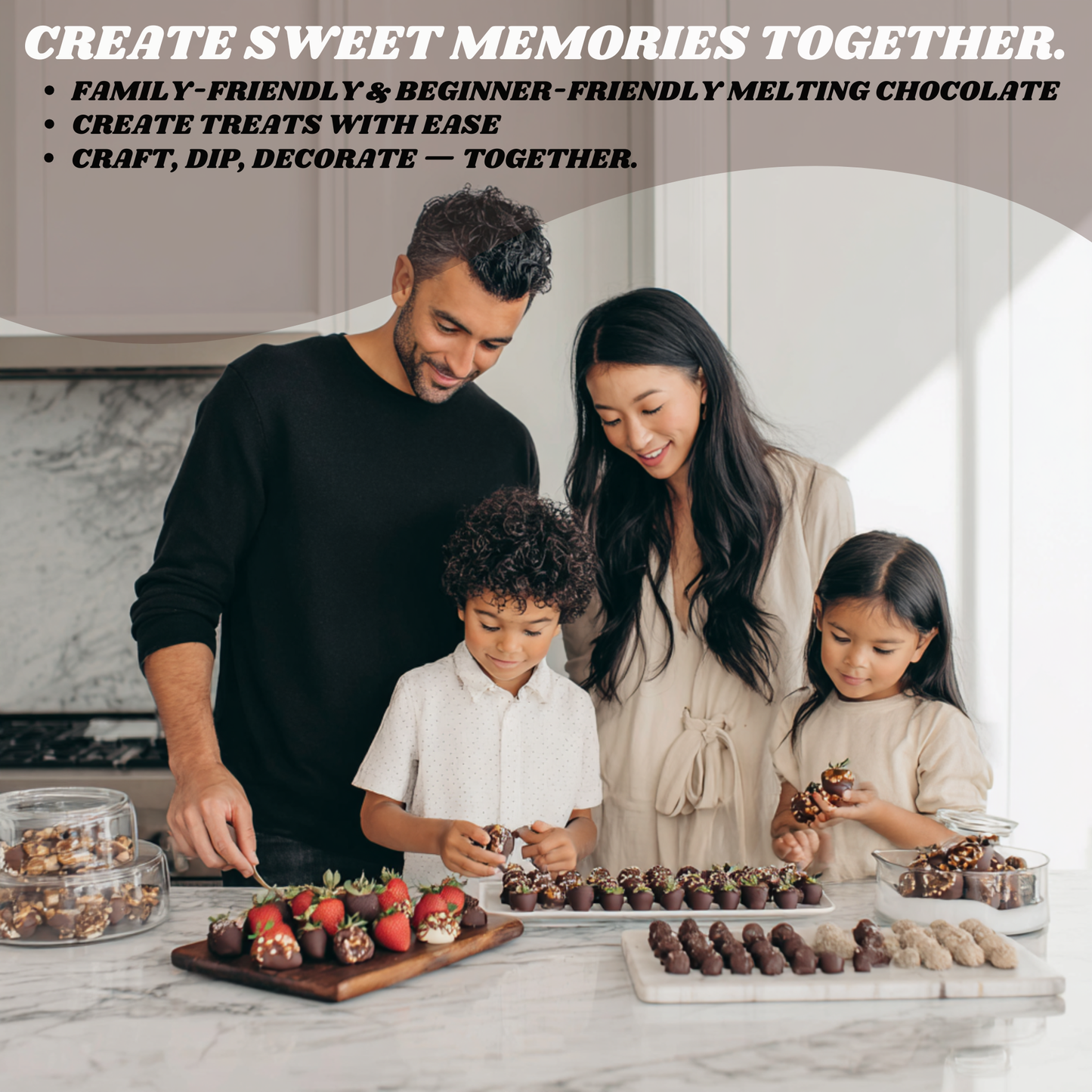 Sunson Sweet Dark Chocolate Melting Wafers –  (Buy More, Save More)