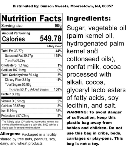 Sunson Sweets  Chocolate Melting Wafers (1LB)